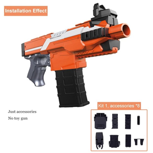 تفنگ اسباب بازی شارژی تیر فومی DIY EXPAND -اسباب بازی